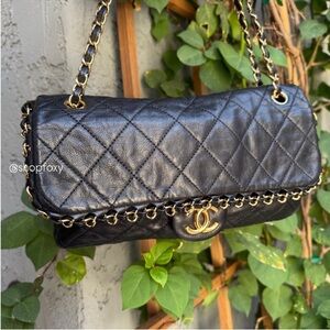 Chanel Chain Me Medium Single Flap Shoulder Bag